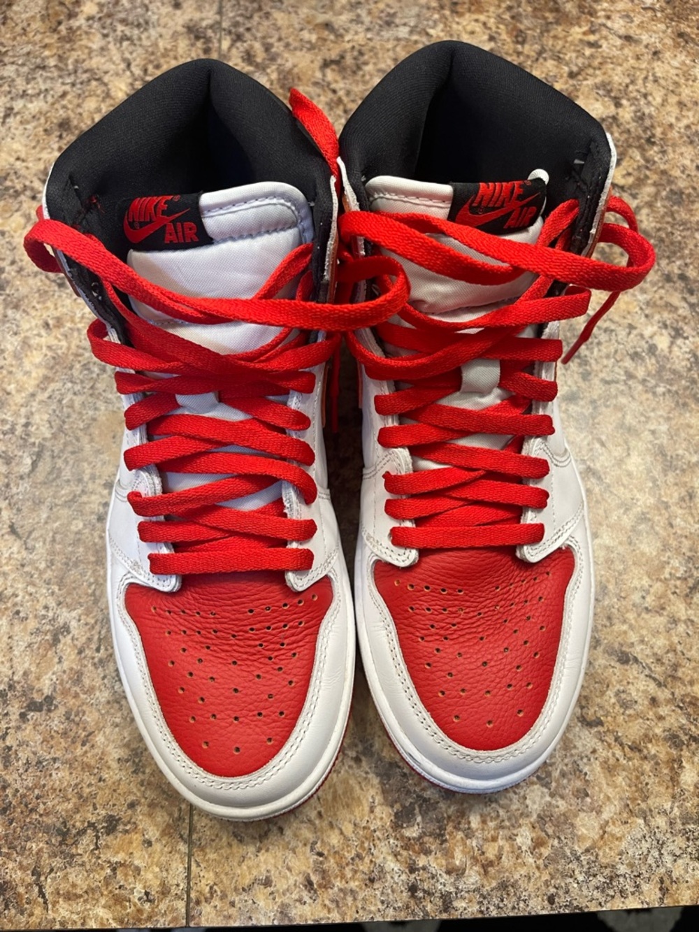 Jordan Men’s Athletic Shoes Red White Black